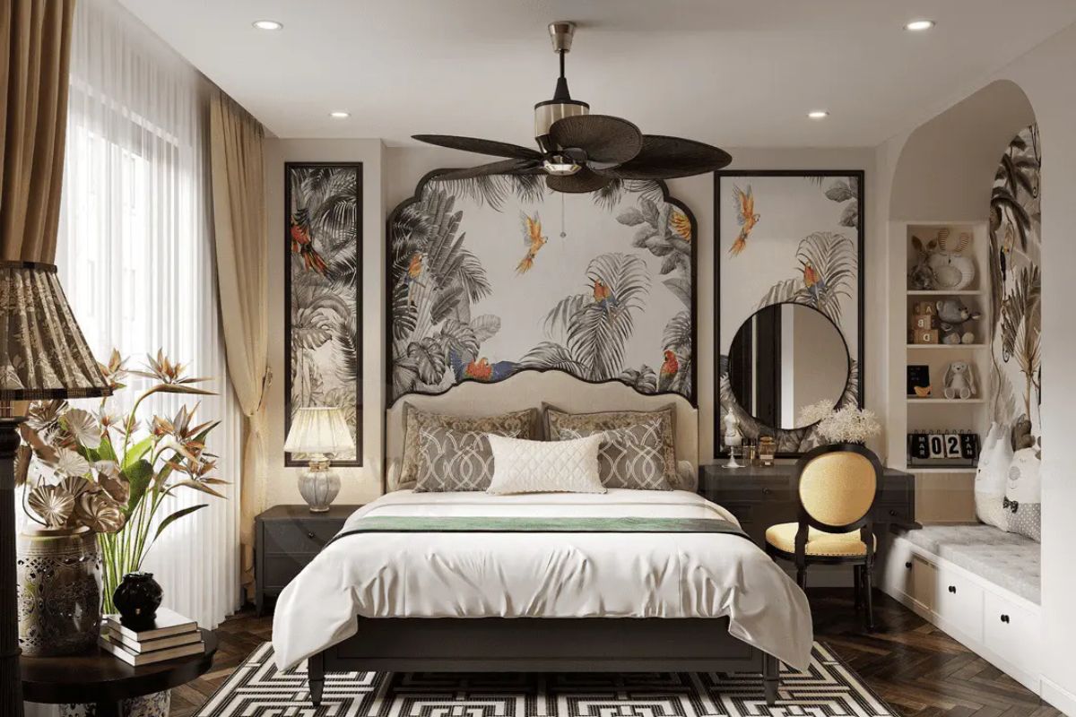Phong cách Indochine mang đến không gian đậm chất Á Đông (Nguồn: Tham khảo)