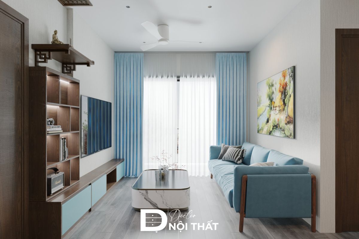 Căn hộ được sắp xếp gọn gàng