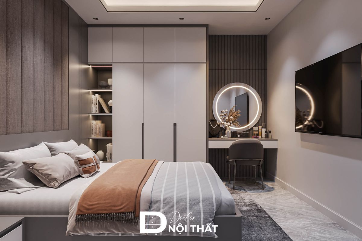 Phòng ngủ đẹp hiện đại tối ưu diện tích