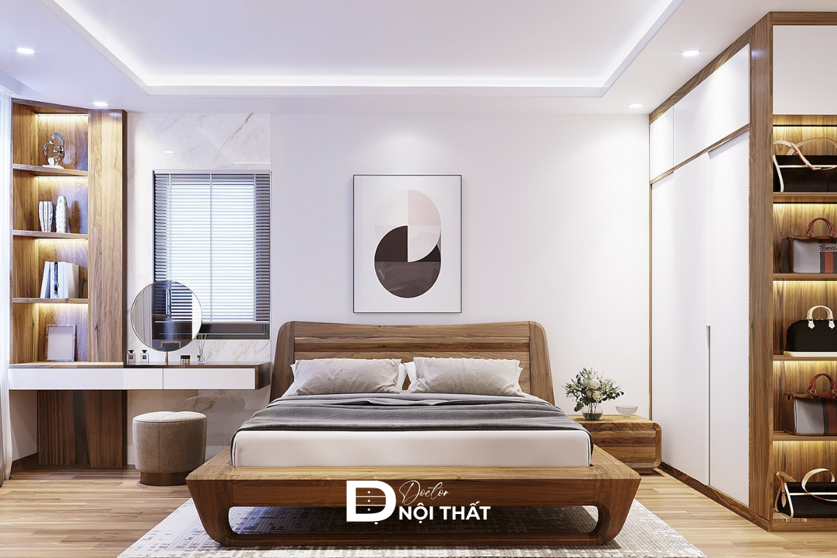 Phòng ngủ 30m2 phong cách hiện đại