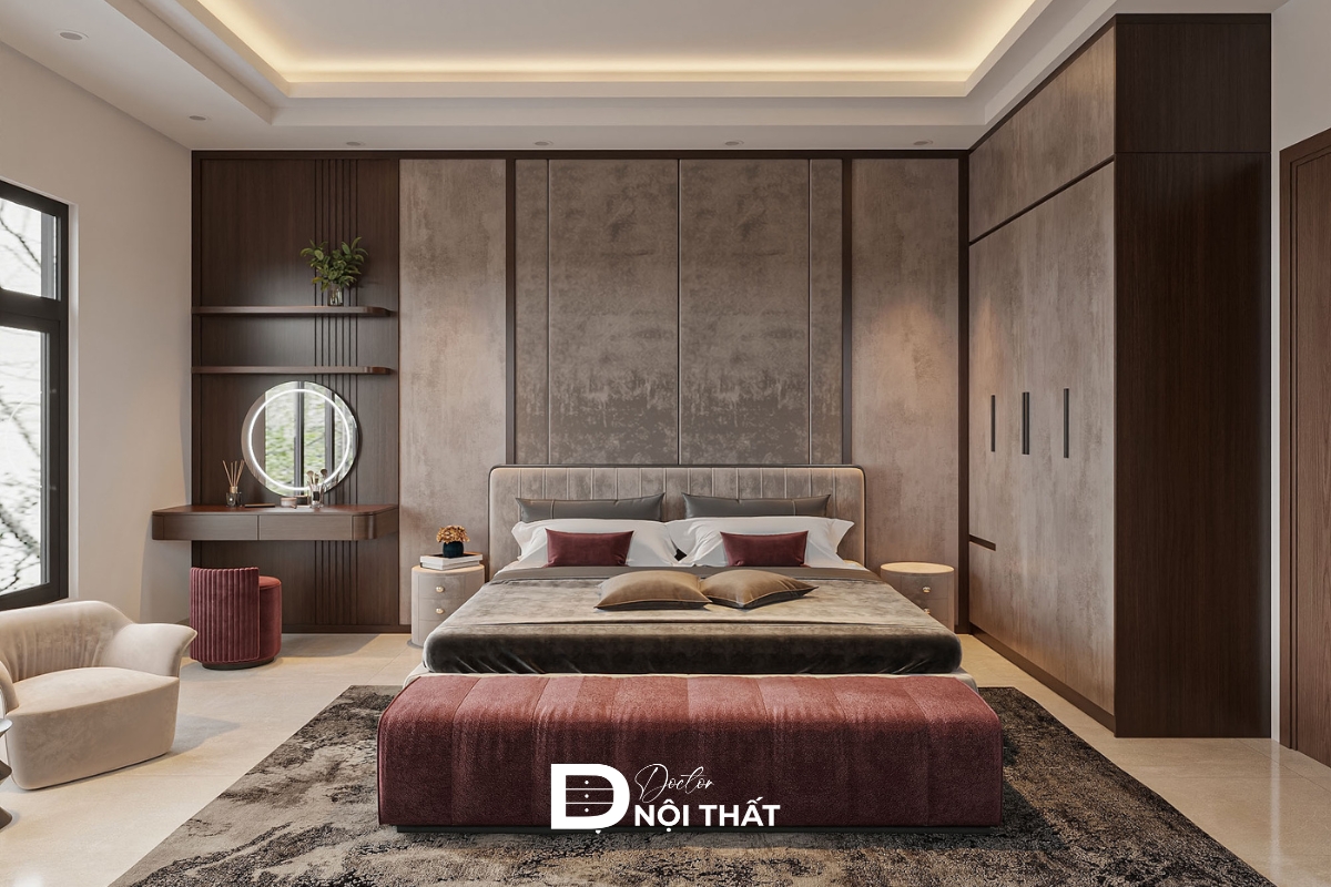 Gia chủ mệnh Kim hợp với màu sơn nâu, vàng nhạt thanh thoát