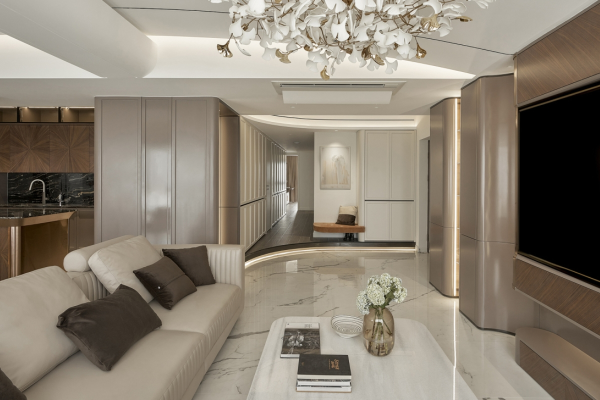 Mẫu thiết kế nội thất Penthouse theo phong cách Luxury sang trọng (Nguồn: Sưu tầm)