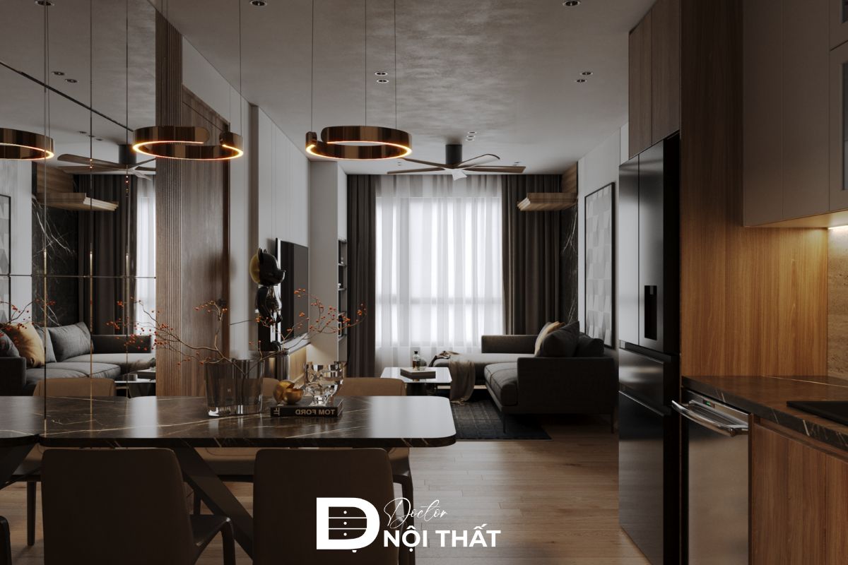 Sử dụng các nguyên liệu cao cấp mang tới vẻ đẹp hiện đại