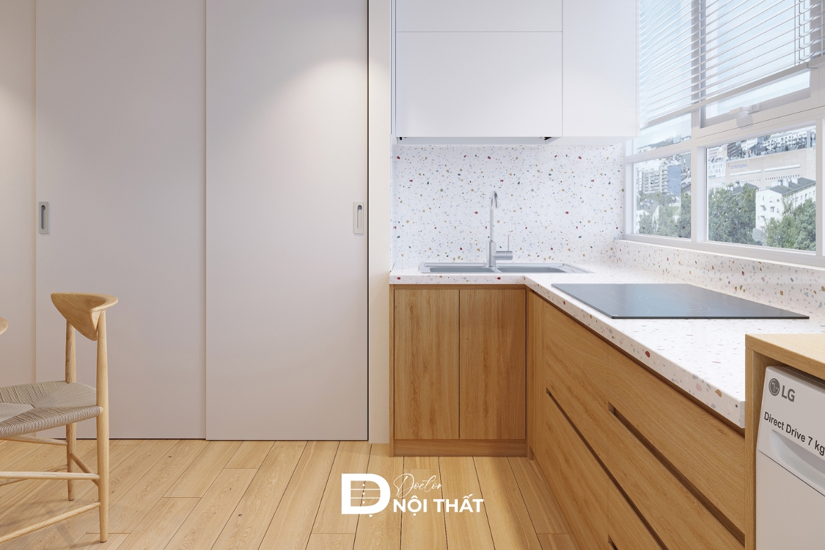 Các chi tiết bên trong căn hộ 77m2 đều được thiết kế tỉ mỉ
