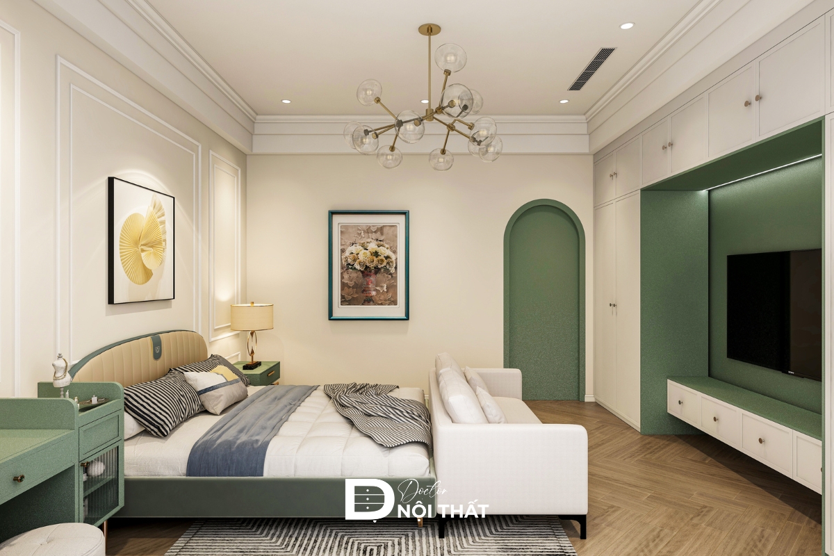 Mỗi đường nét trong thiết kế căn hộ 77m2 đều được chăm chút kỹ lưỡng