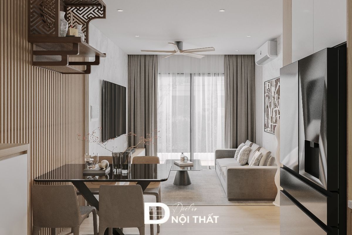 Không gian rộng thoáng, ánh sáng tự nhiên