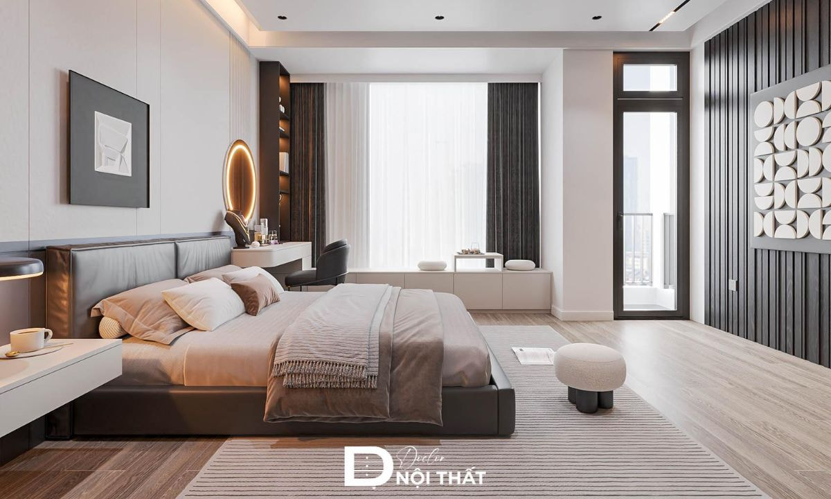 Thiết kế lý tưởng cho không gian riêng tư của phòng ngủ Master