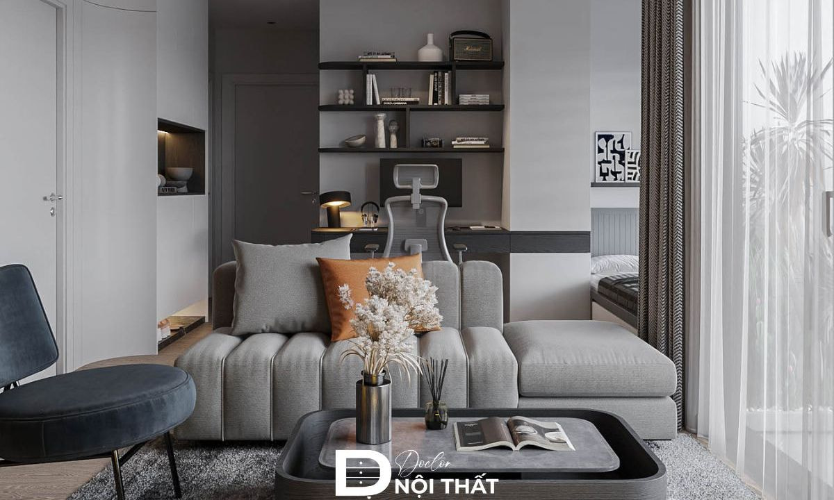 Ưu tiên sử dụng ánh sáng tự nhiên trong thiết kế nội thất chung cư The Charm An Hưng