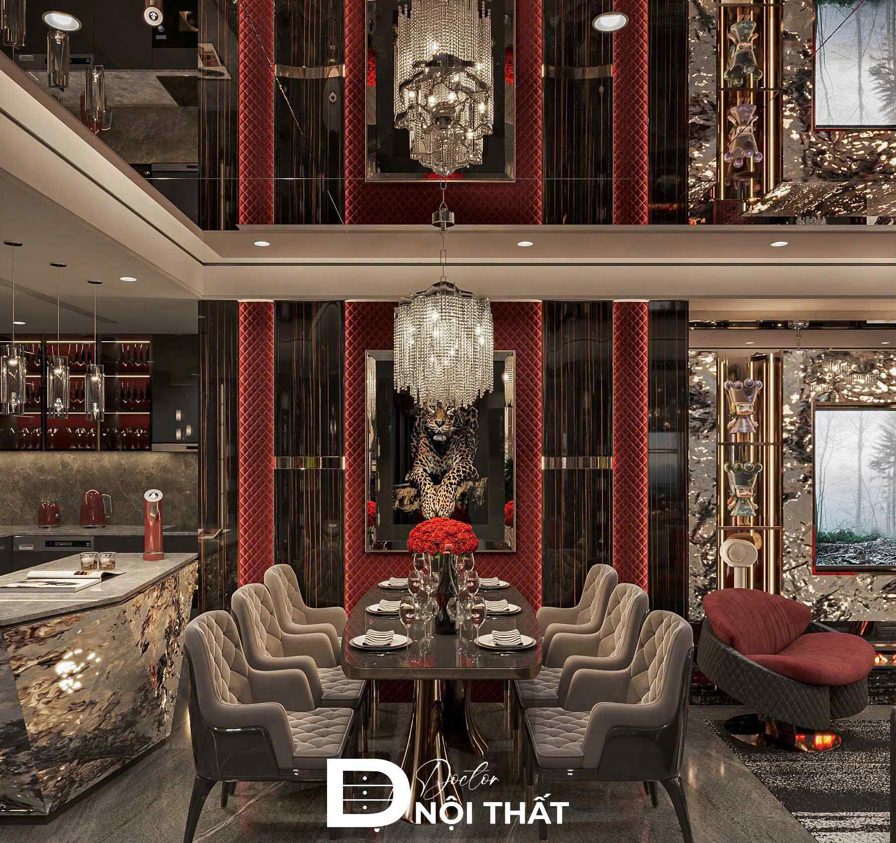 Mẫu thiết kế nội thất Penthouse Luxury đẳng cấp tại Mễ Trì