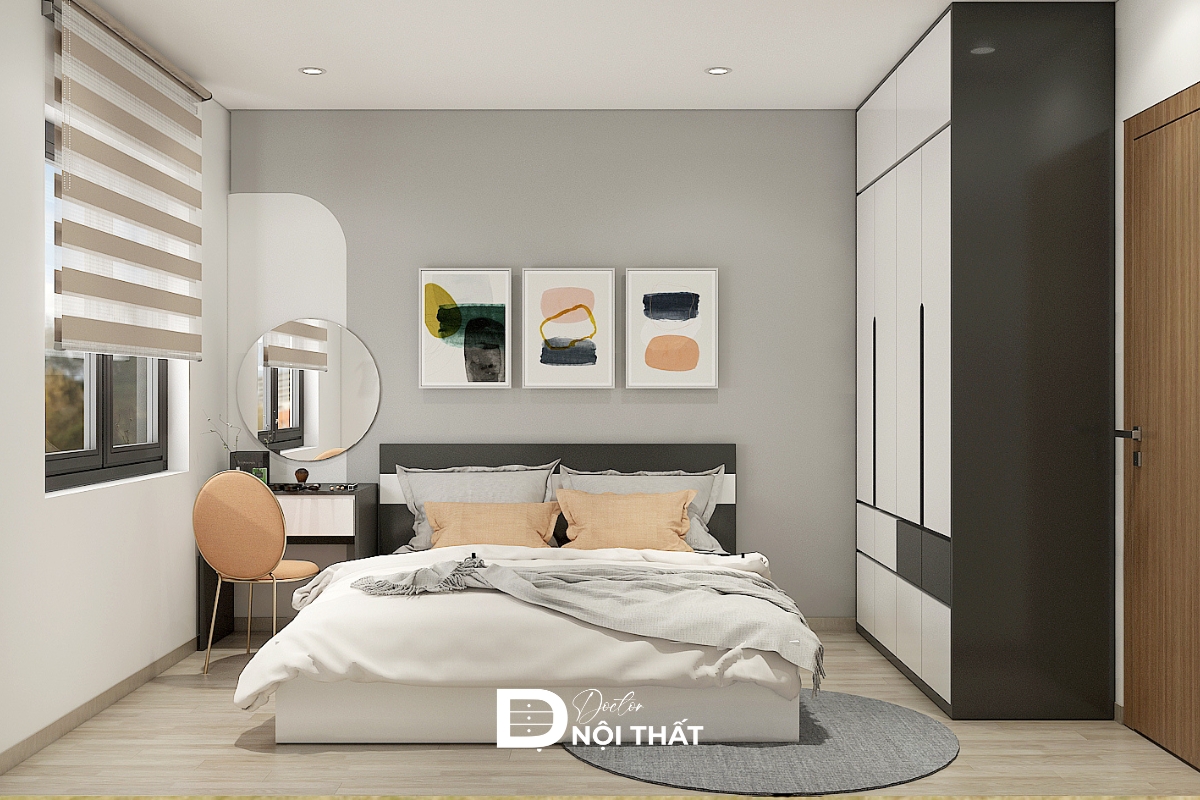 Ưu tiên các gam màu trung tính tạo cảm giác thoáng đãng, thư thái