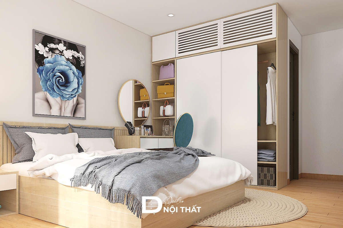 Tích hợp phòng vệ sinh trong phòng ngủ đẹp đang là xu hướng mới