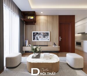 Mẫu thiết kế nội thất chung cư Grandeur Palace Giảng Võ hiện đại