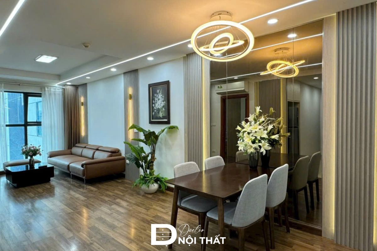 Thi công nội thất căn hộ chung cư Goldmark sử dụng nội thất nhập khẩu