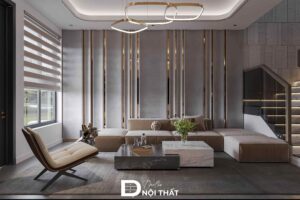 Dự án thiết kế nội thất nhà phố 2 tầng 5x15