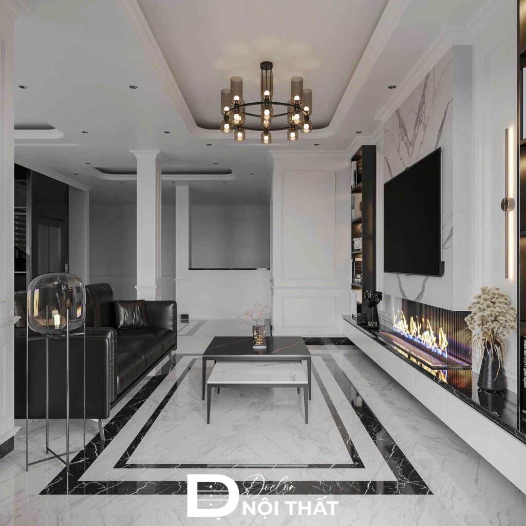 Dự án thiết kế nội thất nhà phố liền kề hiện đại