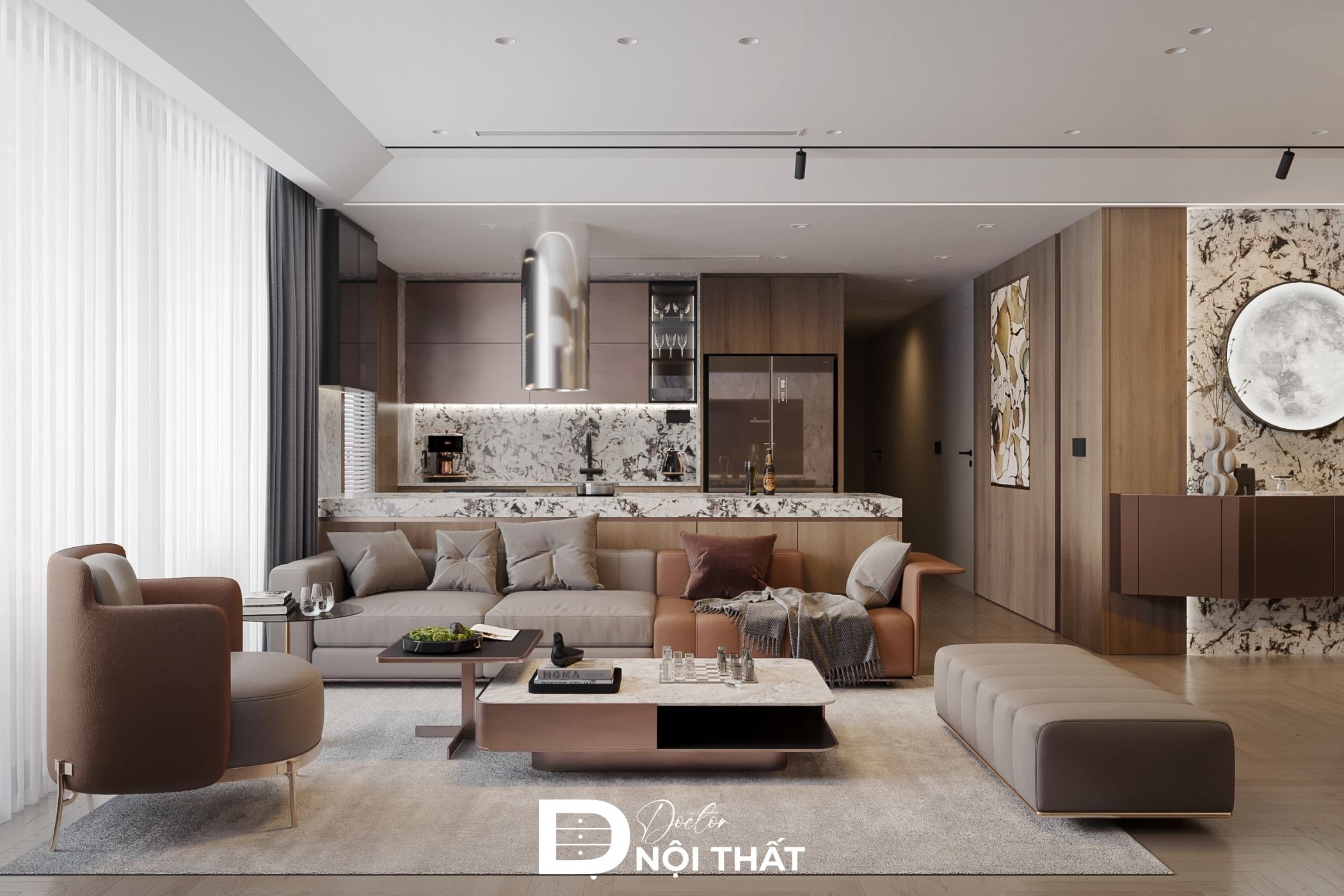 Nội thất chung cư cao cấp phong cách Luxury tinh tế và đẳng cấp