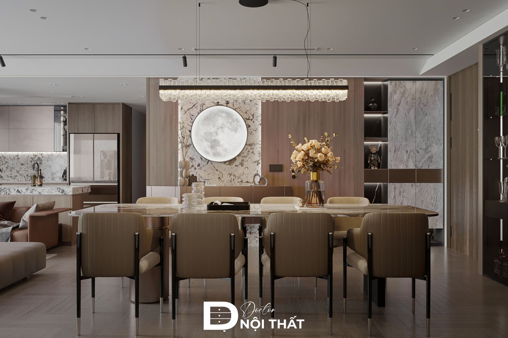 Không gian nội thất chung cư Luxury chuẩn phong cách quý tộc châu Âu