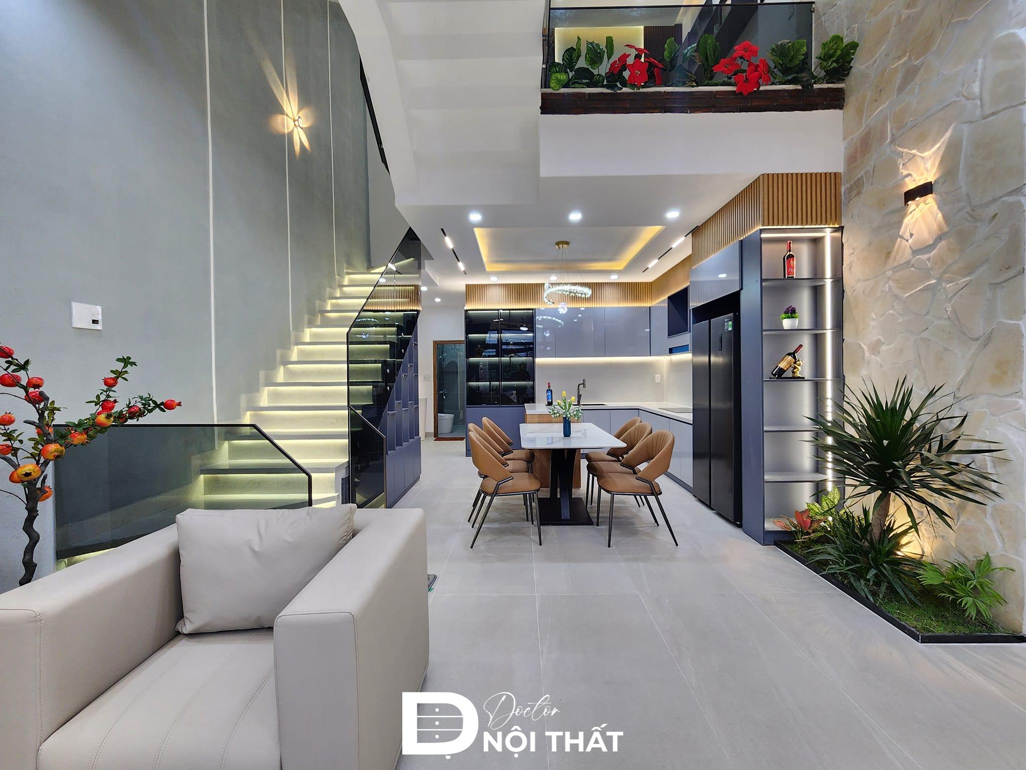 Dự án thi công nội thất nhà phố đẹp, sang trọng