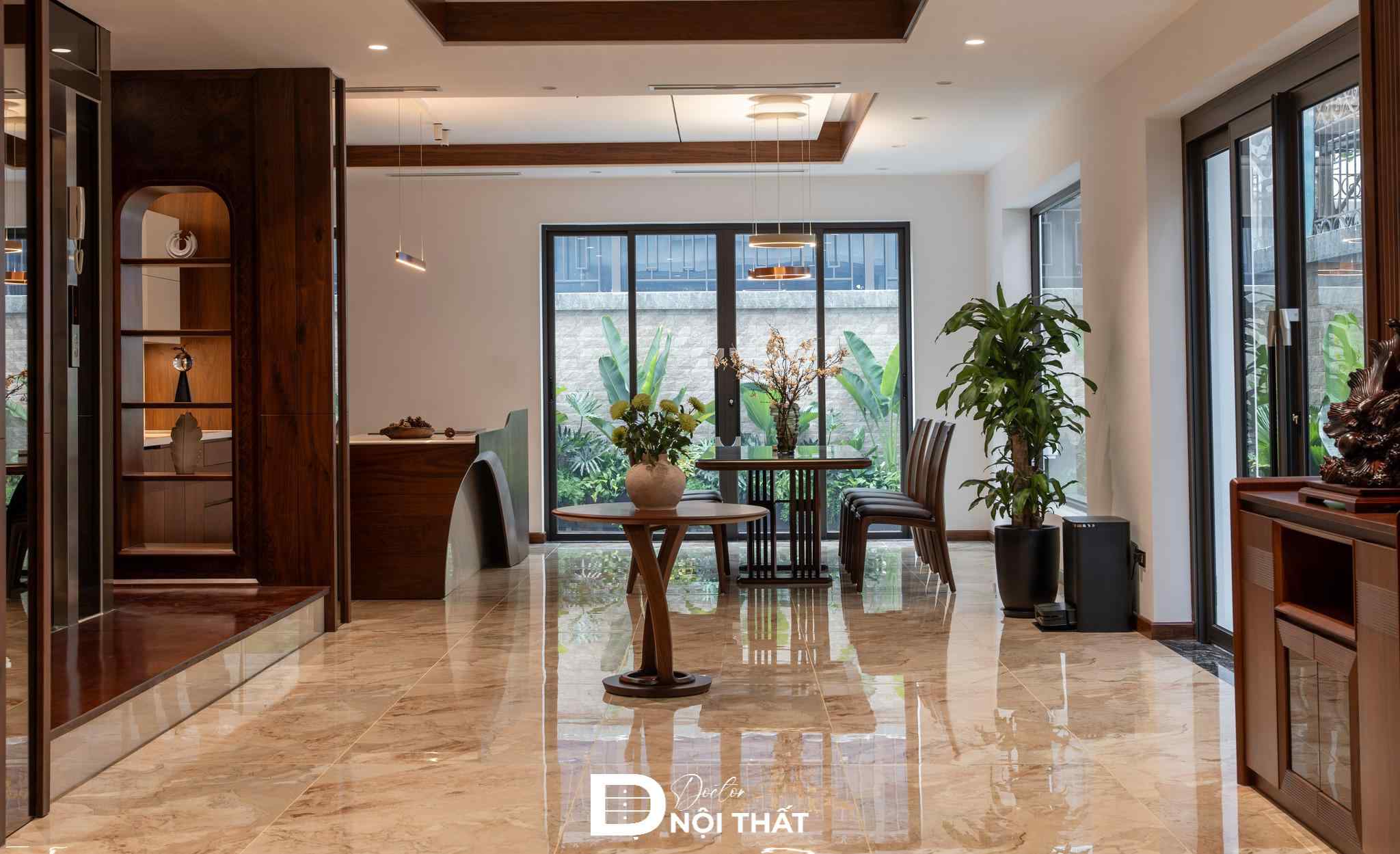 Bố trí thêm cây xanh trong không gian biệt thự