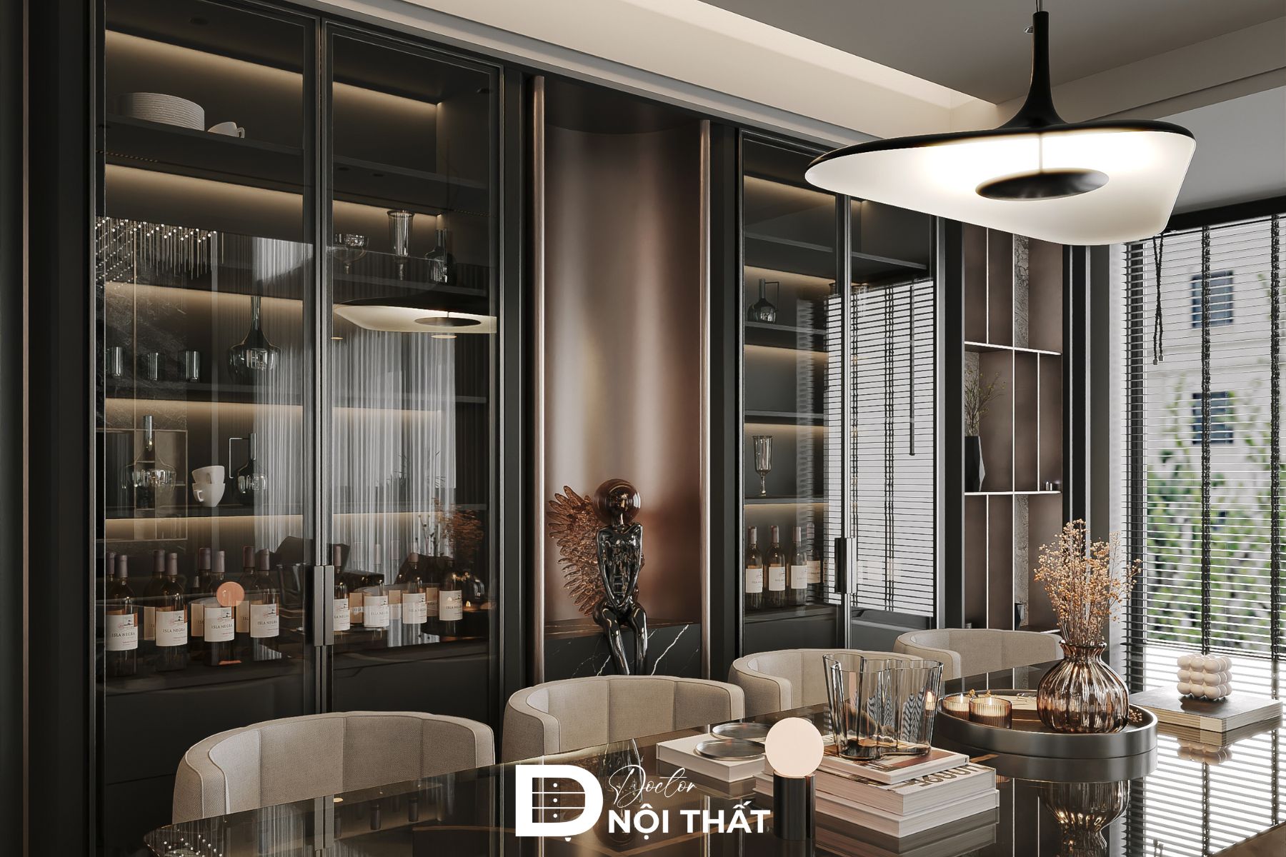 Mẫu thiết kế chung cư cao cấp Duplex trên 200m2 phong cách luxury với vật liệu cao cấp
