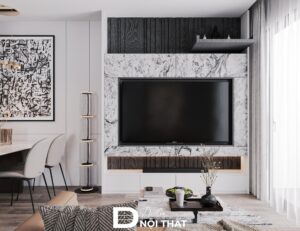 Thiết kế nội thất chung cư Hanoi Aqua Central cao cấp, tinh tế