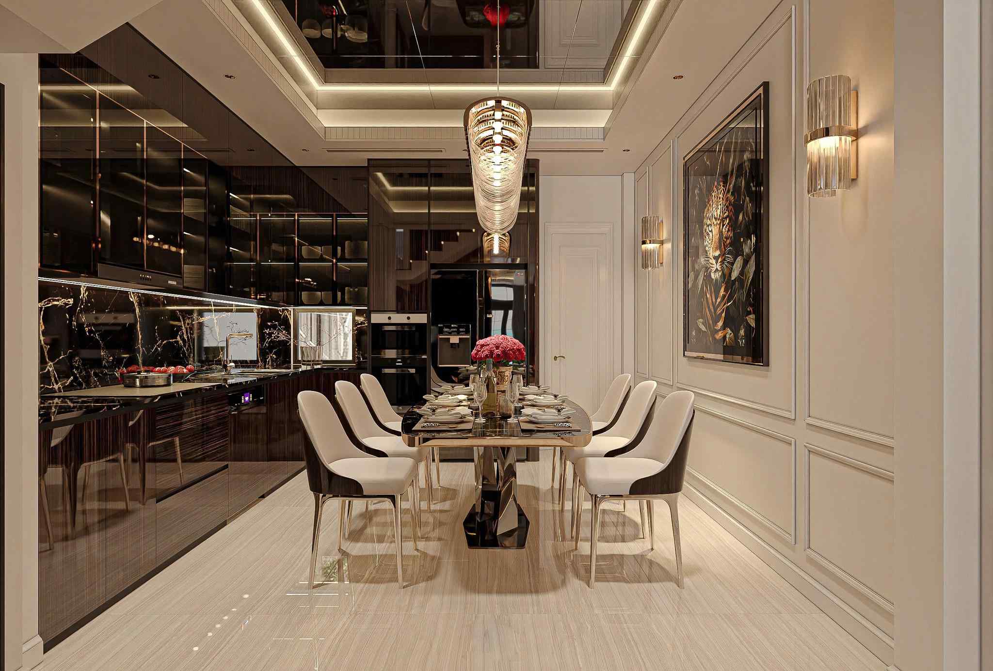 Thiết kế nội thất phòng bếp