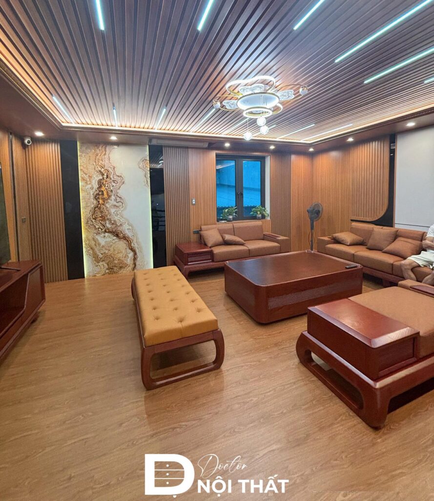 Dự án thi công nội thất biệt thự thông tầng 140m2 tại Bắc Ninh