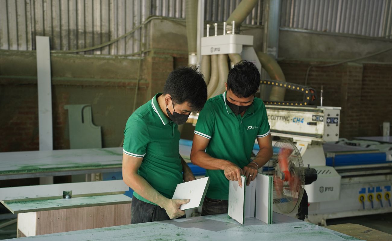 Sử dụng vật liệu chất lượng, đúng trong hồ sơ thiết kế