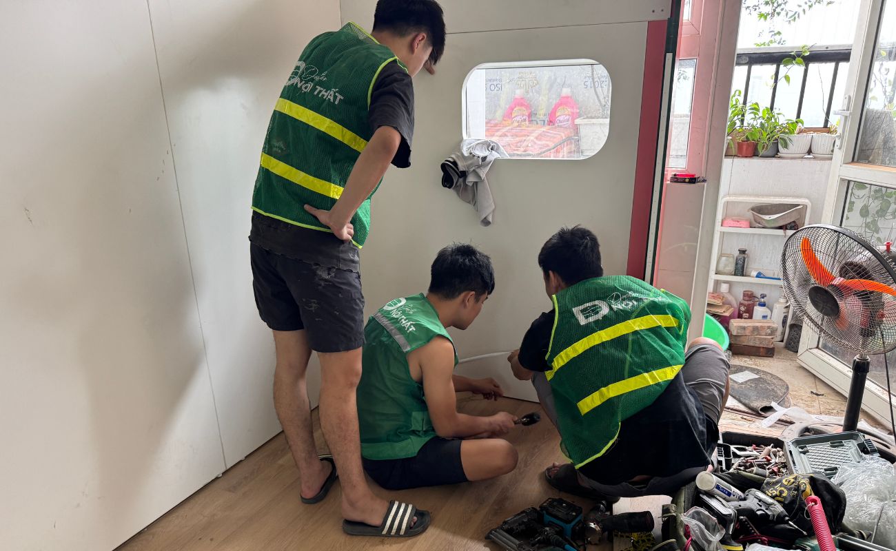 Thợ thi công lành nghề với 15 năm kinh nghiệm