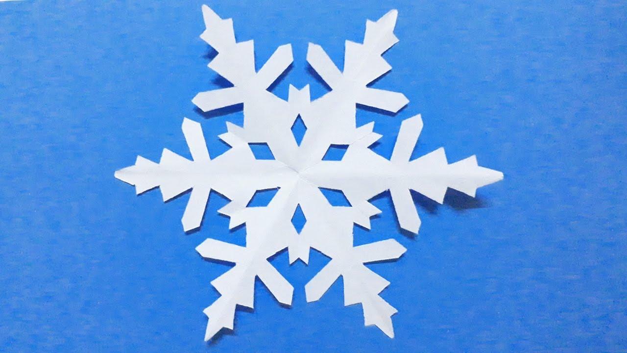 Cắt giấy hình bông tuyết noel ấn tượng (nguồn: sưu tầm)