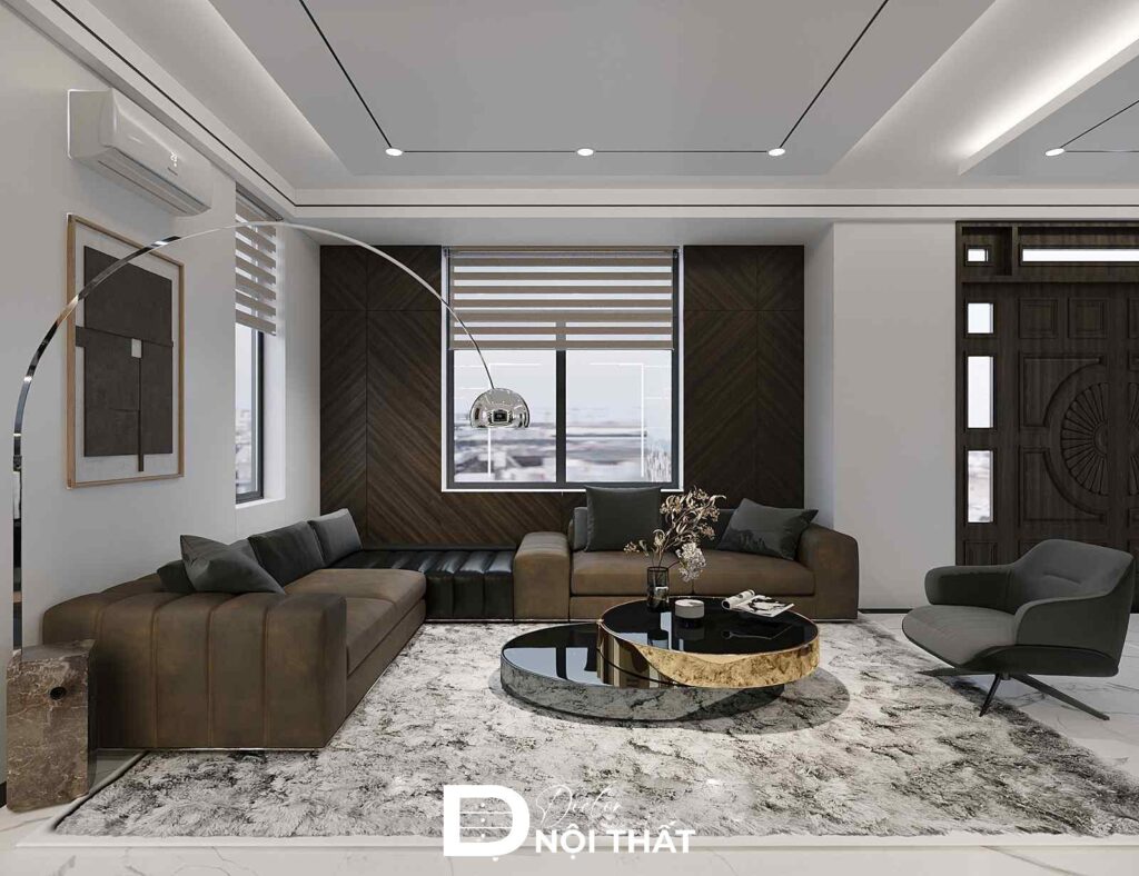 Dự án thiết kế nội thất nhà phố 3 tầng hiện đại 95m2 tại Thạch Thất