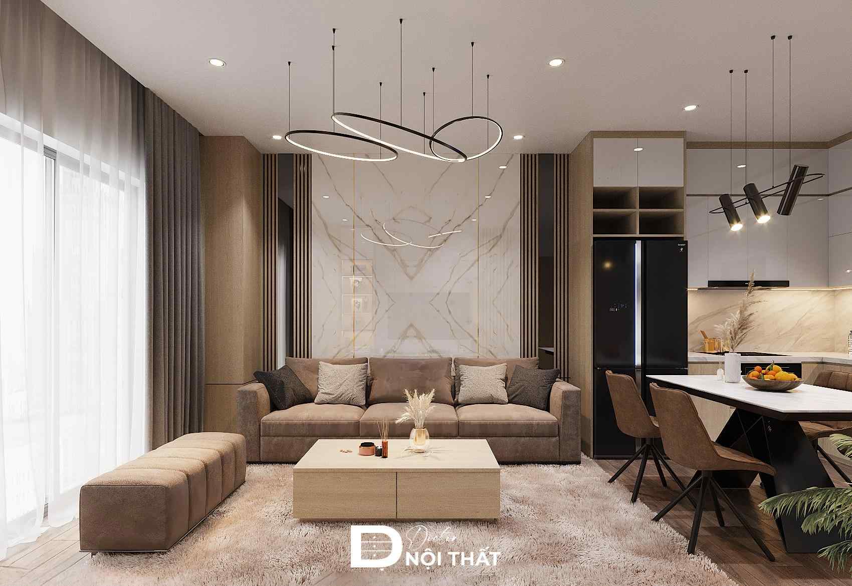Bản vẽ thiết kế nội thất mô phỏng toàn bộ không gian một cách thực tế