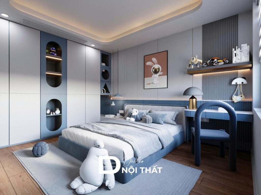 Mẫu phòng ngủ cho bé trai đẹp