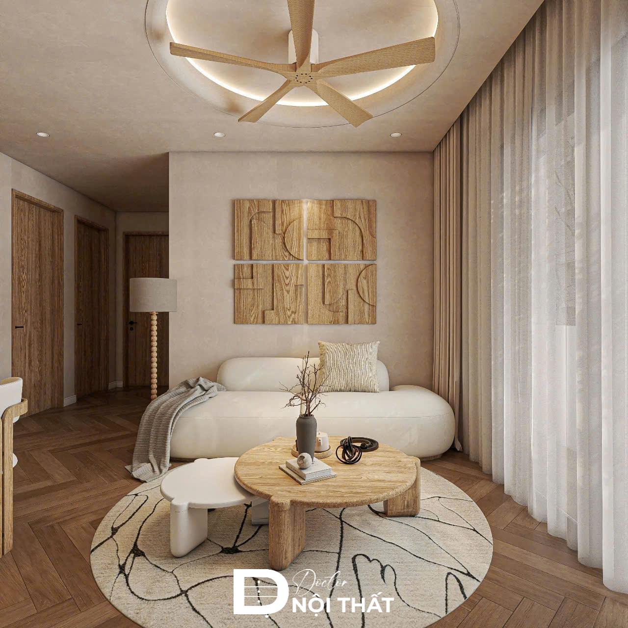 Mẫu thiết kế chung cư phong cách nhật bản với diện tích 70m2