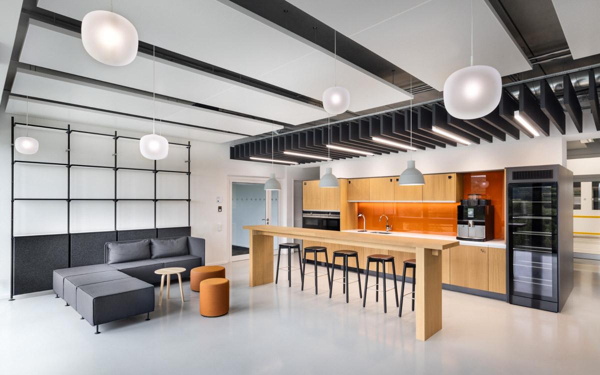 Mẫu thiết kế phòng pantry văn phòng cho nhân viên giải trí (nguồn: sưu tầm)