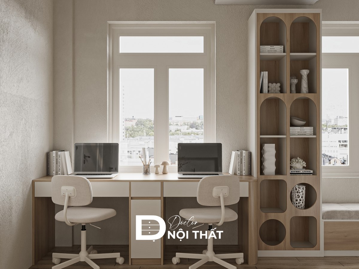 Mẫu thiết kế nội thất chung cư 2 phòng ngủ đẹp sang trọng