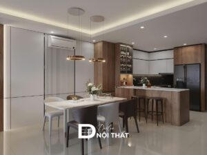 Mẫu thiết kế nội thất phòng bếp đẹp, hiện đại nhất