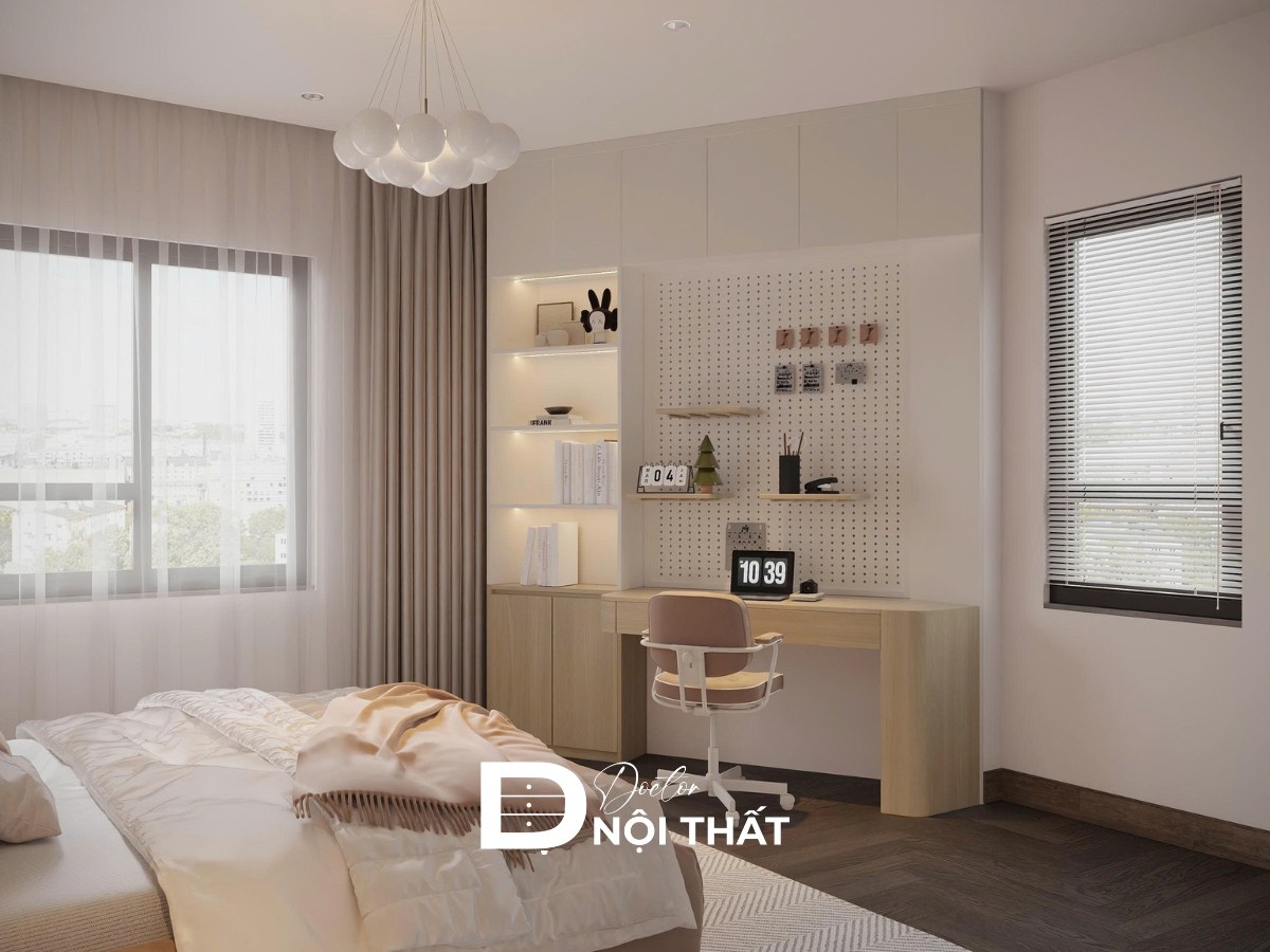  Mẫu thiết kế phòng ngủ 20m2 đẹp, hiện đại và tiện nghi