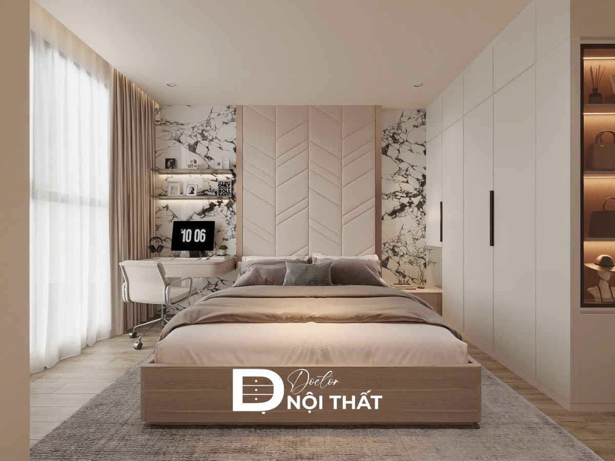 Mẫu thiết kế phòng ngủ 25m2 đẹp, ấn tượng nhất 2026