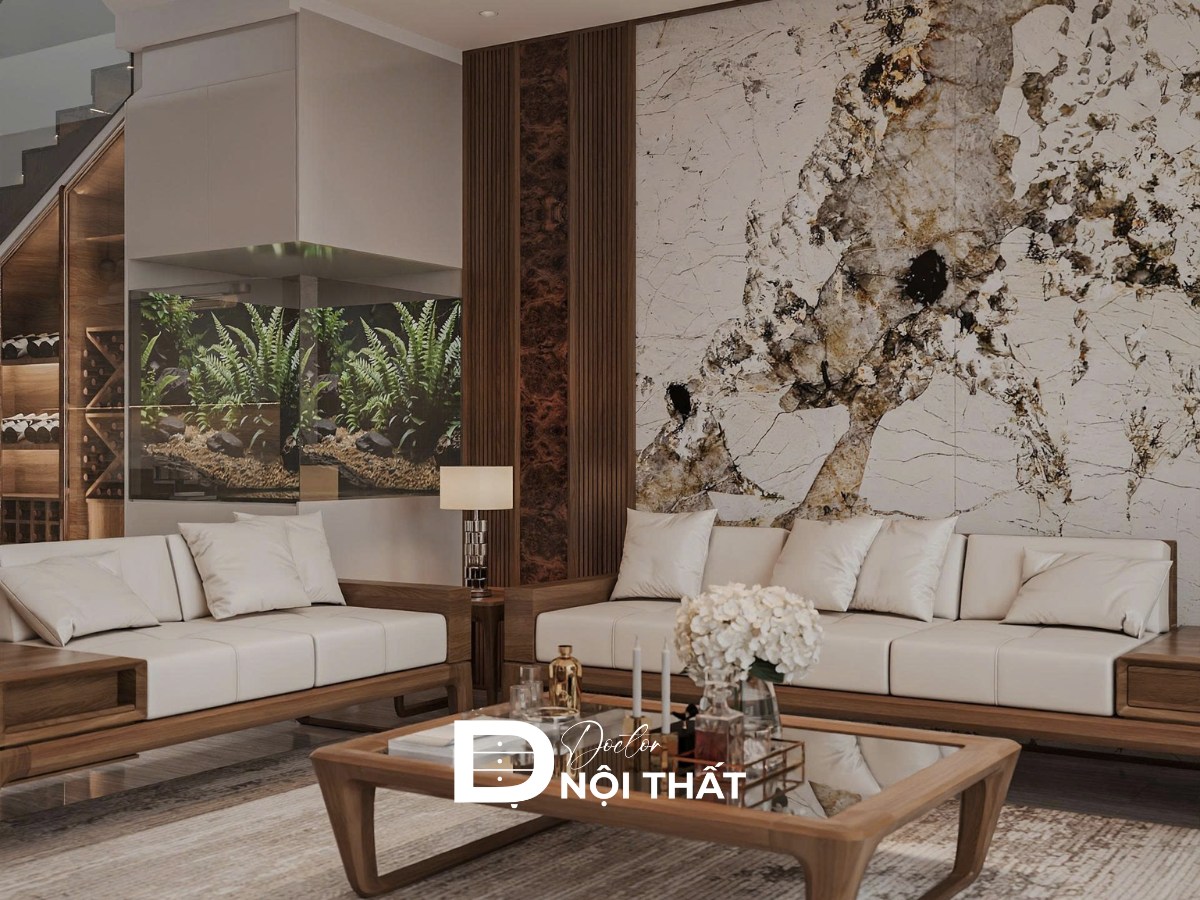 nội thất phòng khách nhà phố đẹp