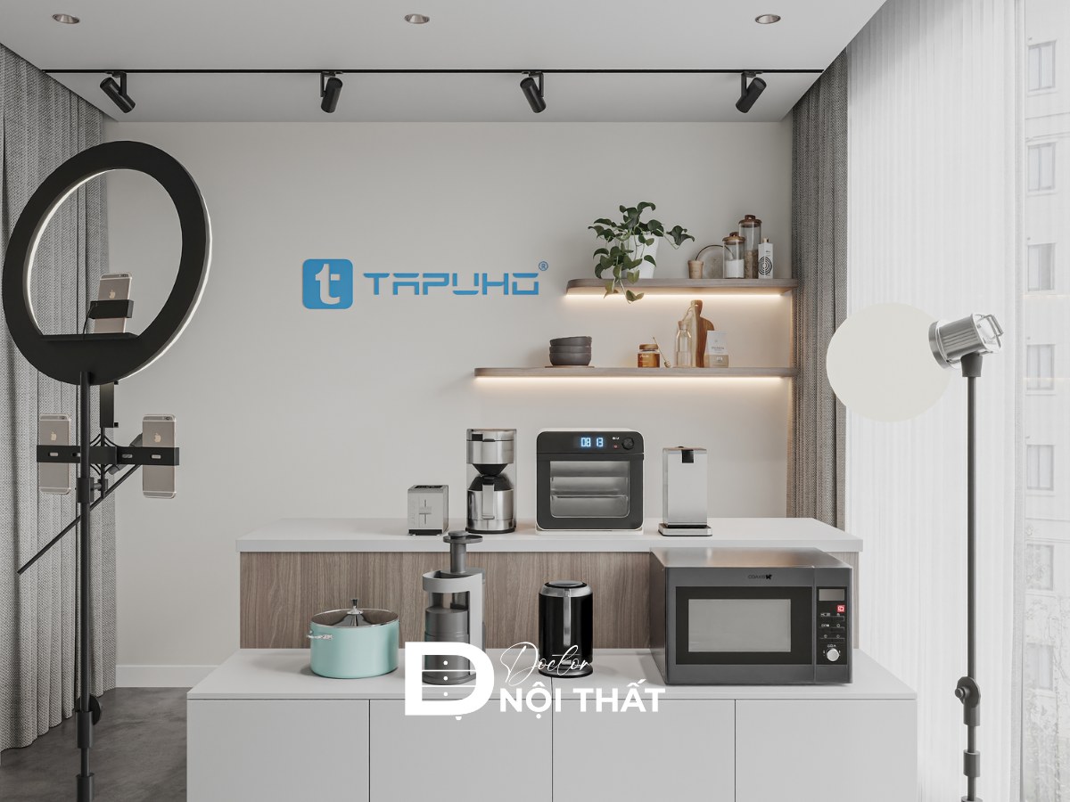 Thiết kế ánh sáng phòng livestream với hệ thống 3 điểm sáng