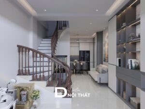 Dự án thiết kế nội thất nhà phố 2 tầng tại Xuân Đỉnh