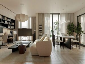 Thiết kế nội thất chung cư FLC Hausman