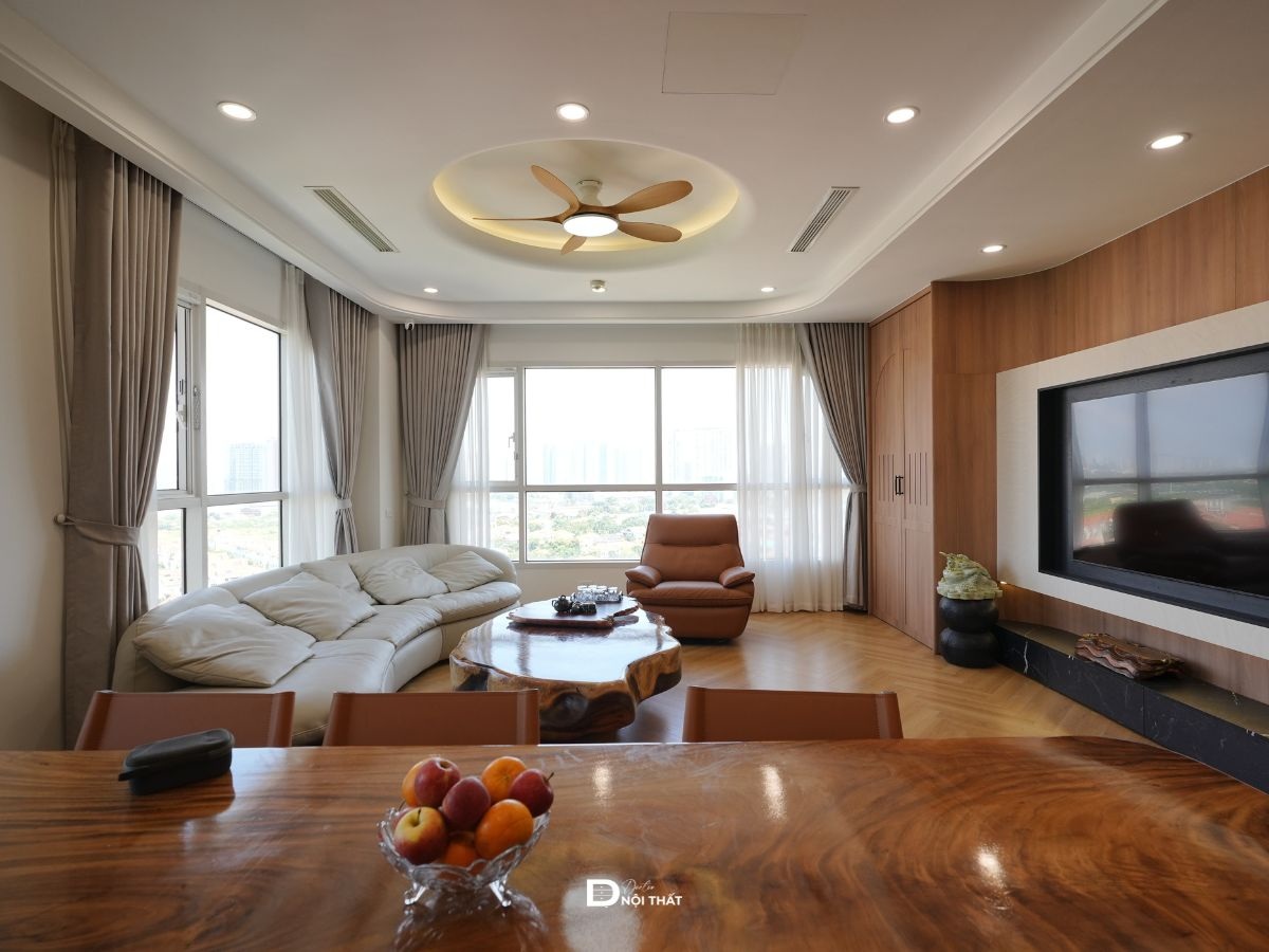 Phòng khách chung cư Splendora 150m2