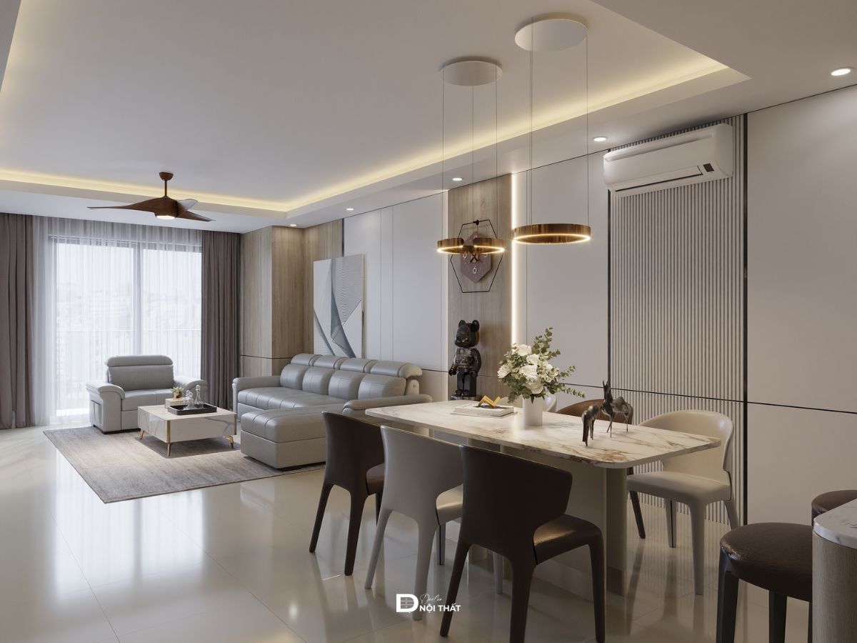 thiết kế nội thất chung cư Royal City 109m2