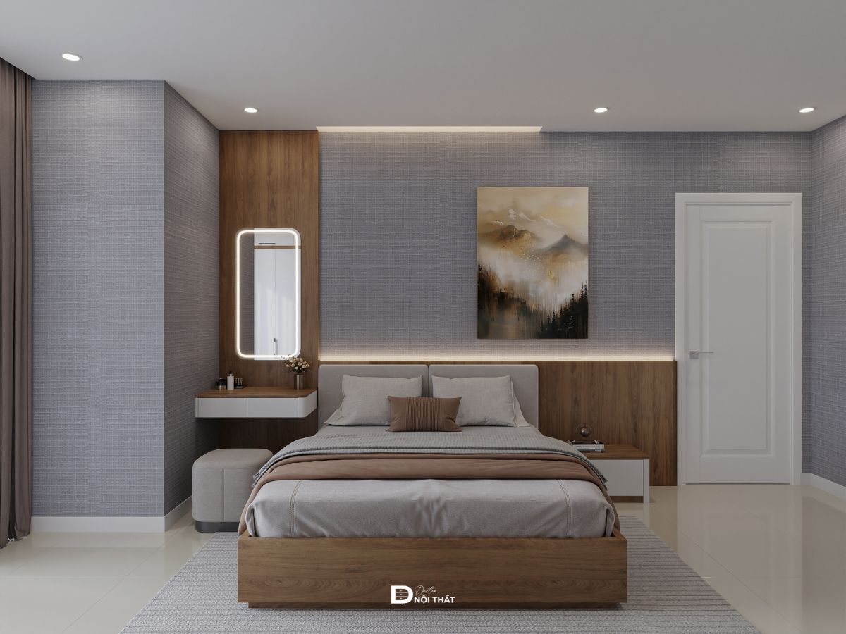 phòng ngủ master chung cư Royal City 109m2