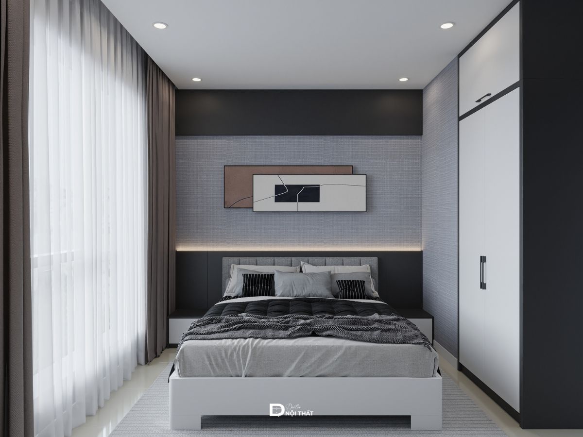 thiết kế phòng ngủ hiện đại căn hộ Royal City