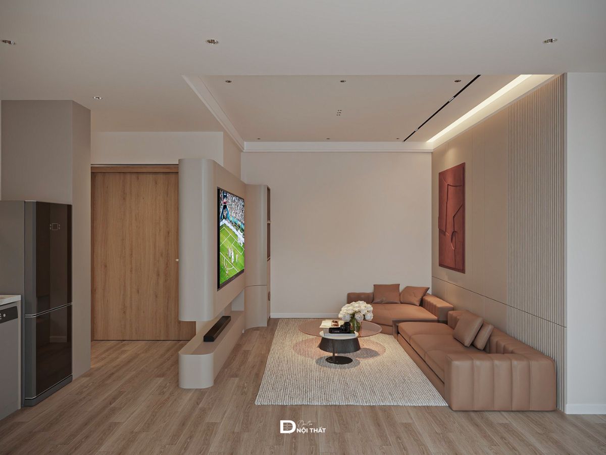 thiết kế nội thất chung cư 94m2 3 phòng ngủ Vinaconex