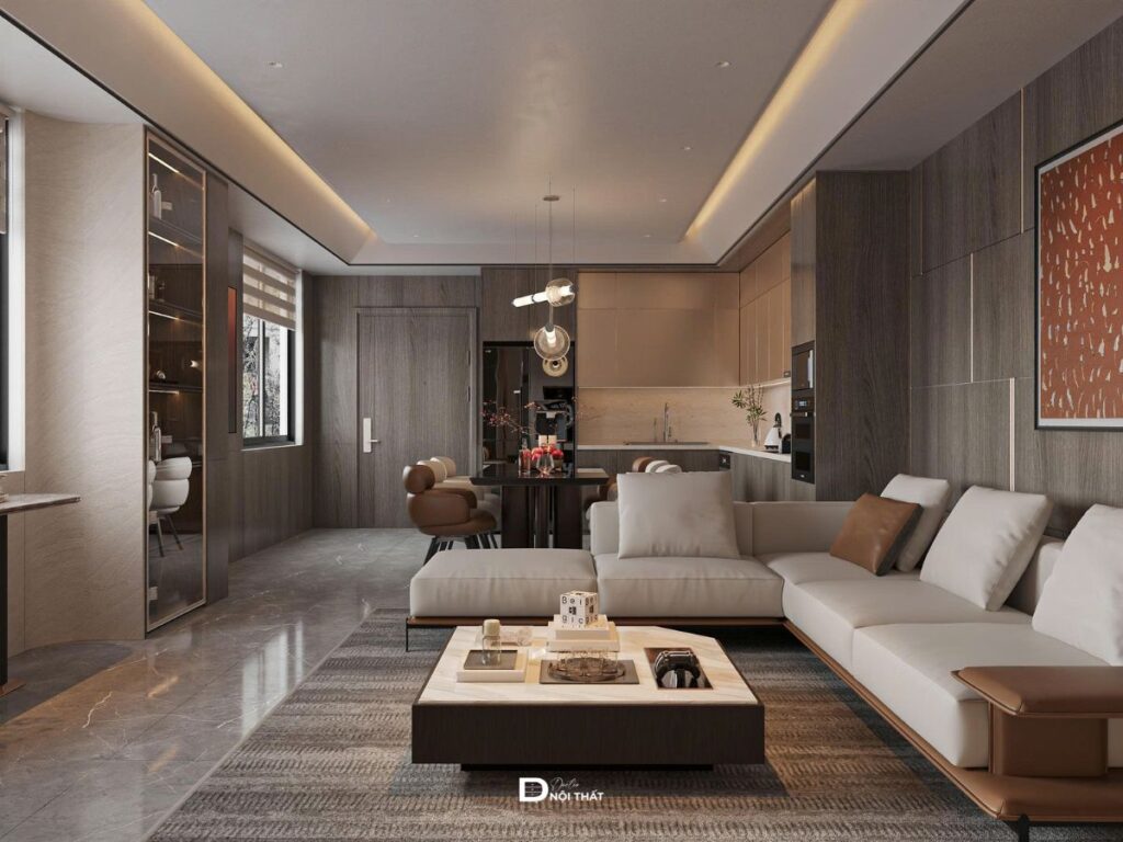 thiết kế nội thất chung cư 100m2 đẹp, sang trọng