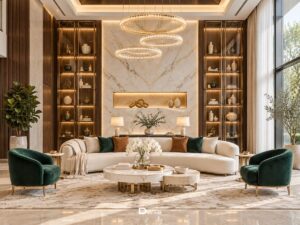 thiết kế nội thất phòng khách đẹp, sang trọng và hiện đại